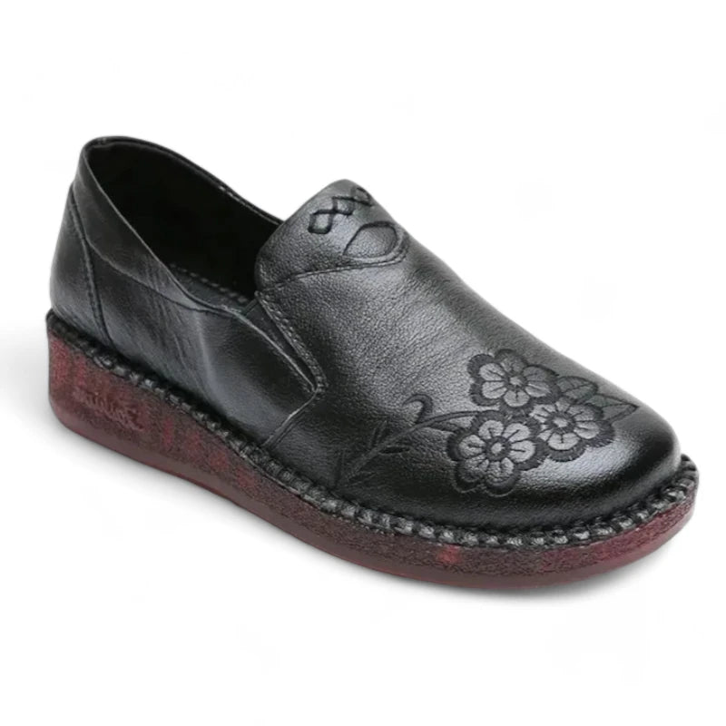 ROSALIE - Mocassins plats en cuir